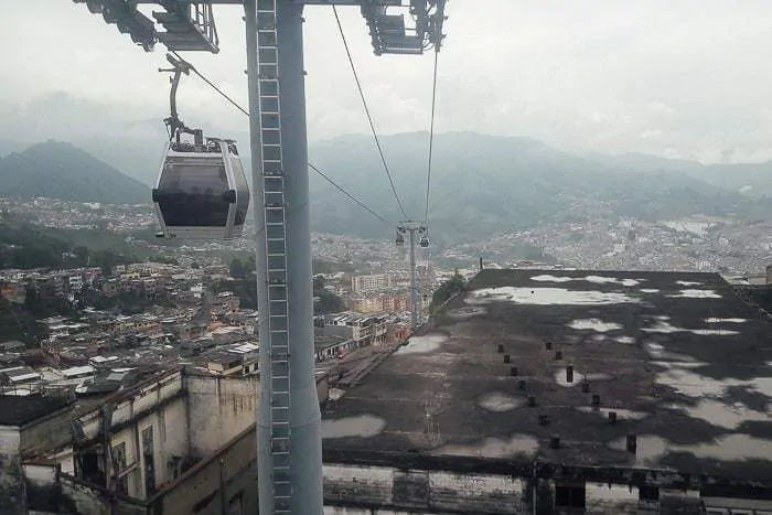 The gondola - Things to do in Manizales Colombia