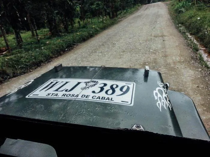 Jeep or Willy to get to the santa rosa de cabal hot springs