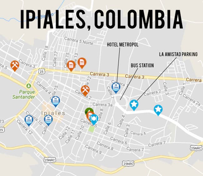 Ipiales Map 