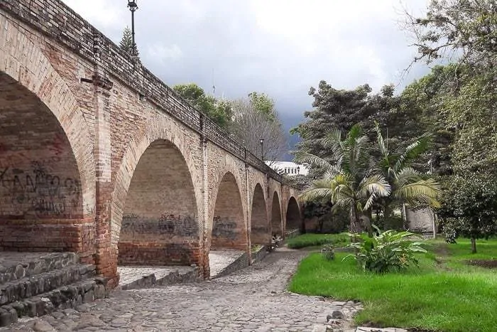 A quaint little bridge in Popayan, Colombia, an unexpected surprise when traveling in South America