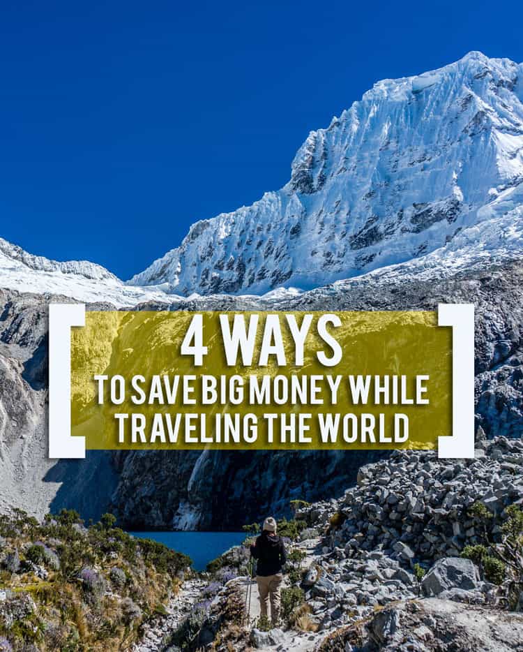 Everyone asks me after traveling for four years how to travel on a budget. Well, taking the trip of your dreams doesn't have to be expensive -- here are four ways to save BIG money while traveling.