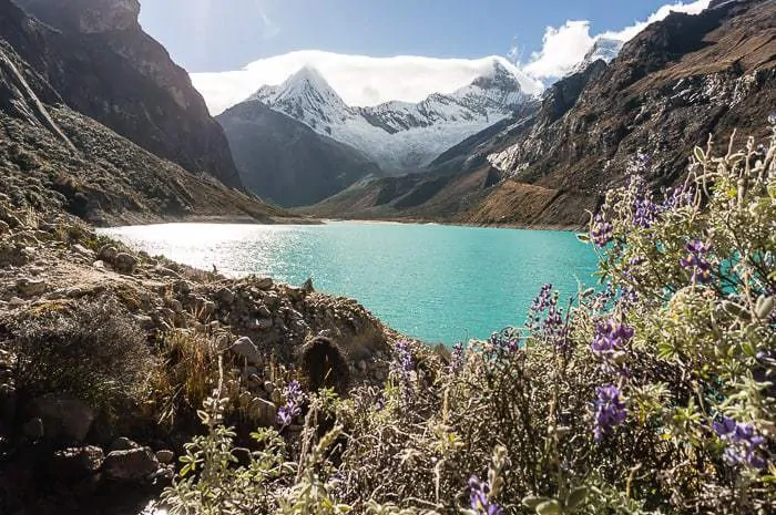 Vista frontal - Laguna Parón