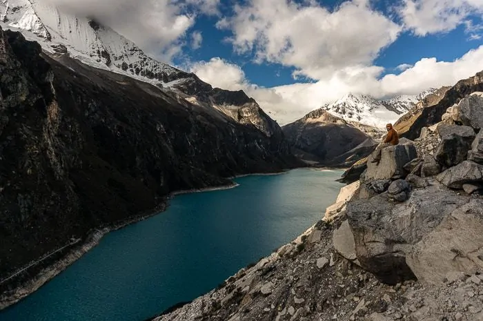 Vista aérea - Laguna Parón