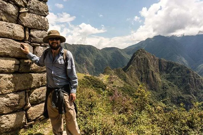 Ryan en Machu Picchu - como llegar a Machu Picchu