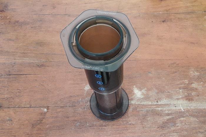 The Aeropress is a great way to make coffee while you travel and for how to feel at home in a hotel.