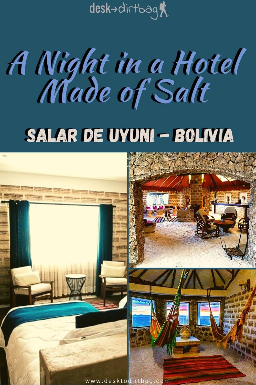 A Night in a Hotel Made of Salt - Luna Salada Salt Hotel Bolivia bolivia