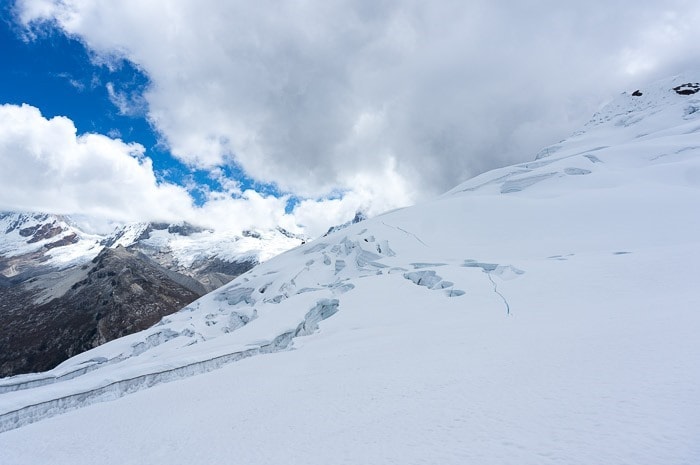 Climbing Yanapaccha Peru Cordillera Blanca