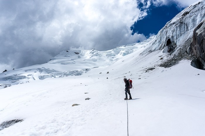 Climbing Yanapaccha Peru Cordillera Blanca