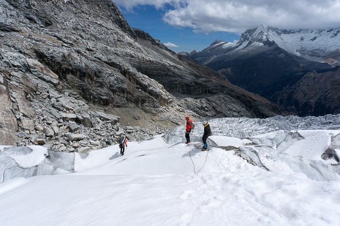 Climbing Yanapaccha Peru Cordillera Blanca