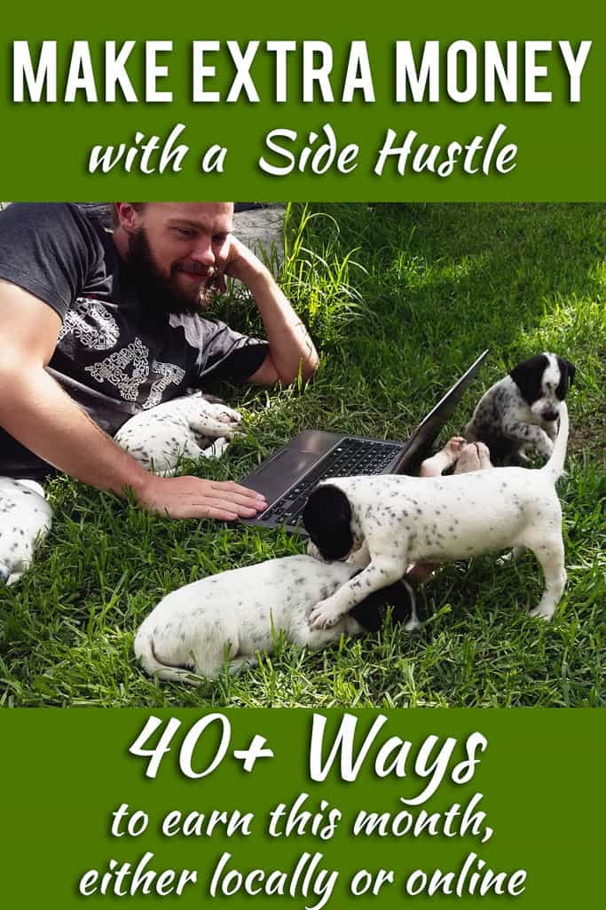 Want some ideas about how to make extra money? Here are 42 side hustle jobs you can implement now. I've personally done at least 17 of them over the past few years. But #39 is still my #1 recommendation for people looking to start a new side hustle. Want some ideas about how to make extra money? Here are 42 side hustle jobs you can implement now. I've personally done at least 17 of them over the past few years. But #39 is still my #1 recommendation for people looking to start a new side hustle.