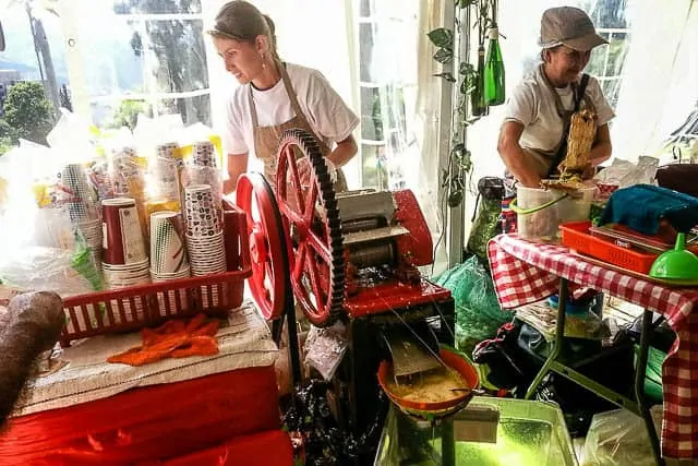 Making some fresh agua panela - What to Eat in Colombia, a Guide to Colombian Food