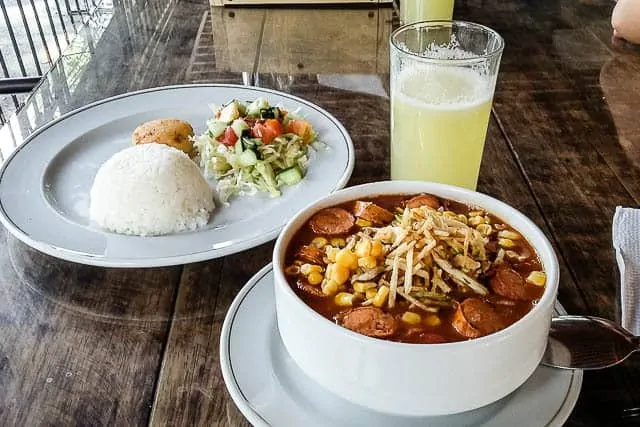 A typical cazuela in Medellin - What to Eat in Colombia, a Guide to Colombian Food