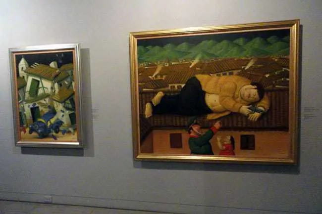 Fernando Botero’s painting of the death of Pablo Escobar
