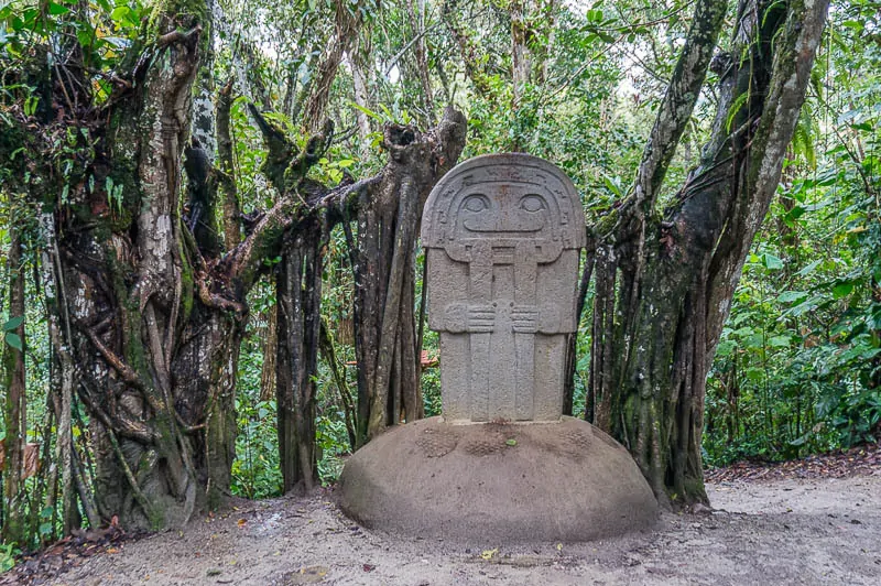 This old statute knows you should have travel insurance for Colombia