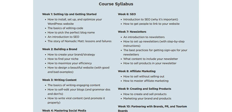 The Business of Travel Blogging Syllabus - 9 Best Blogging Tools