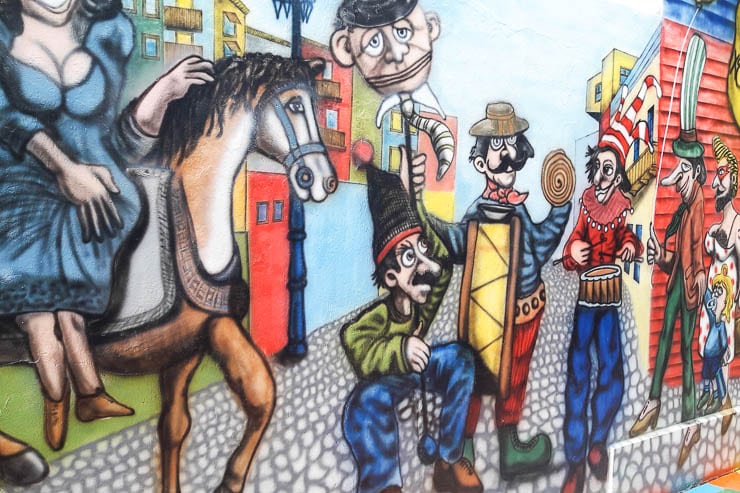 Street art in the Boca Neighborhood - The Top 18 Things to Do in Buenos Aires