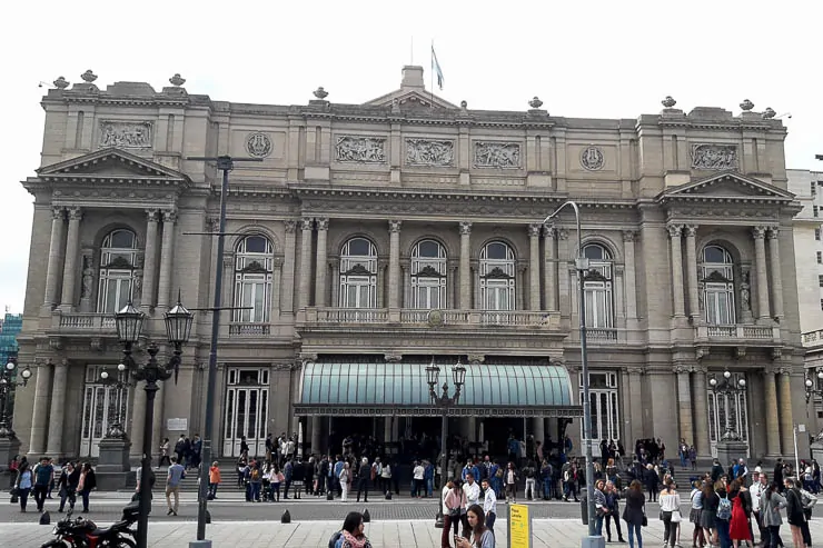 The exterior of Teatro Colon - The Top 18 Things to Do in Buenos Aires