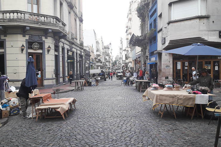 Early morning at the San Telmo Sunday Market - The Top 18 Things to Do in Buenos Aires