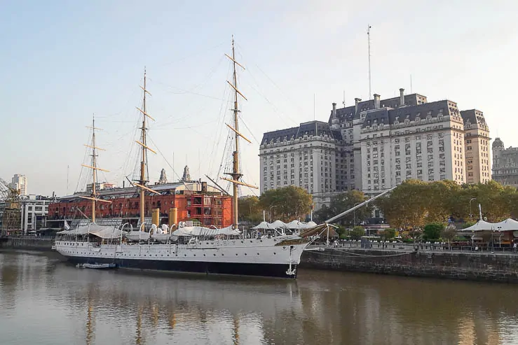 Presidente Sarmiento boat along Puerto Madero - The Top 18 Things to Do in Buenos Aires