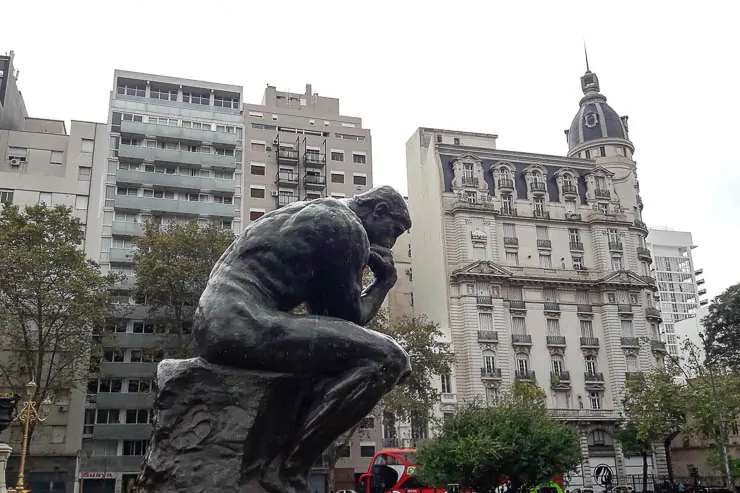 Thinking Man contemplating how awesome Buenos Aires is - The Top 18 Things to Do in Buenos Aires