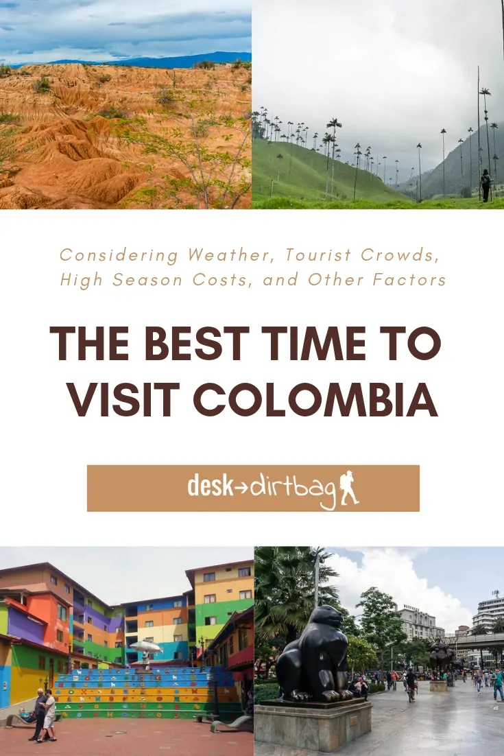 When is the Best Time to Visit Colombia? There are some important considerations that you should make about weather, tourist crowds, high season costs, and more. 