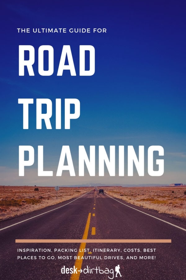 road trip travel plan