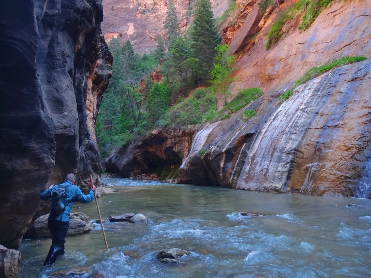best US national parks to visit in spring The Narrows hike Zion NP