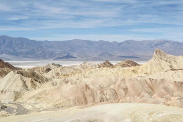 Zabriskie Point landscape, Death Valley