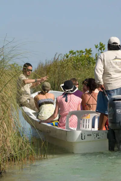 best tulum tours sian ka'an on boat