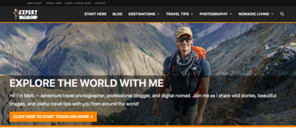 top travel bloggers to follow expert vagabond