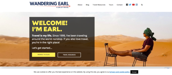 top travel bloggers to follow wandering earl