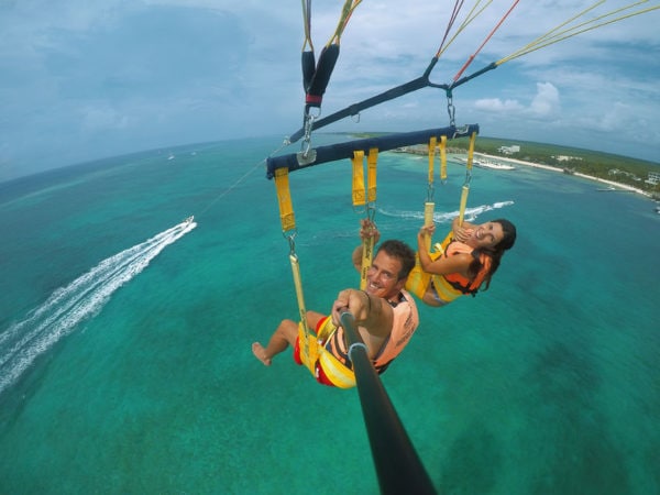 best cancun tours parasailing adventure in cancun playa del carmen