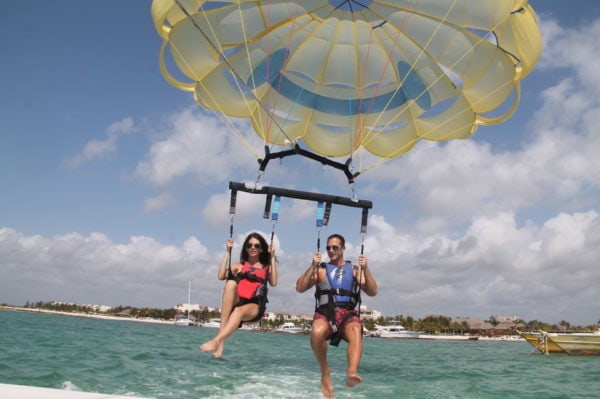 best cancun tours parasailing adventure in cancun playa del carmen