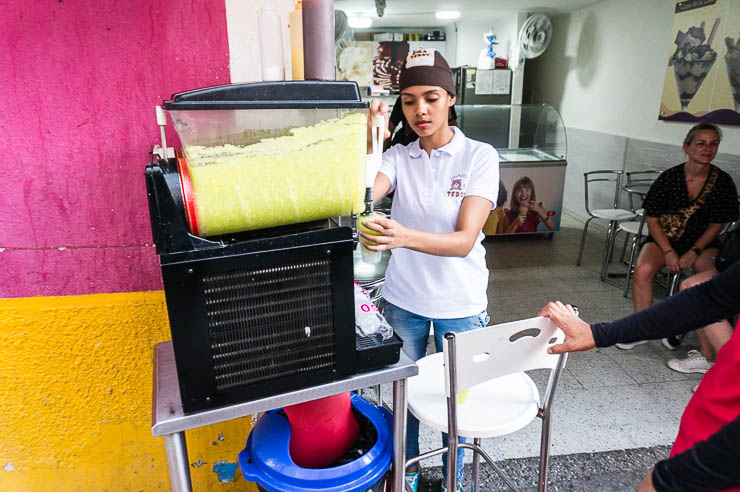 Fresh mango biche is one of the reasons to visit Colombia