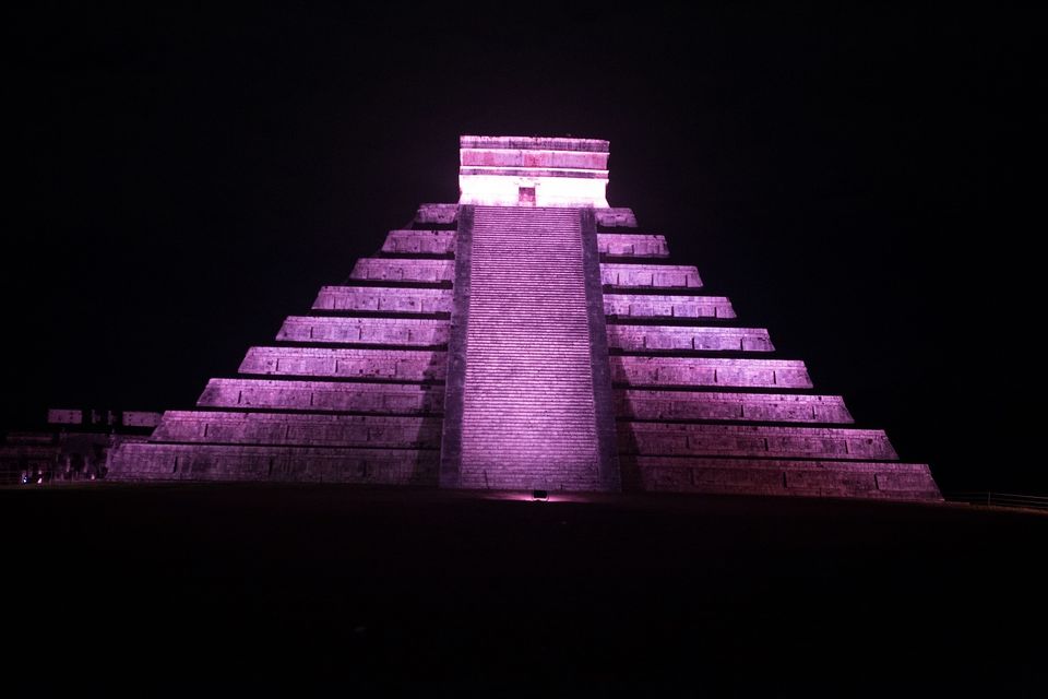 Chichen Itza Mayan Ruins Mexico City Light and Sound Show Chukum