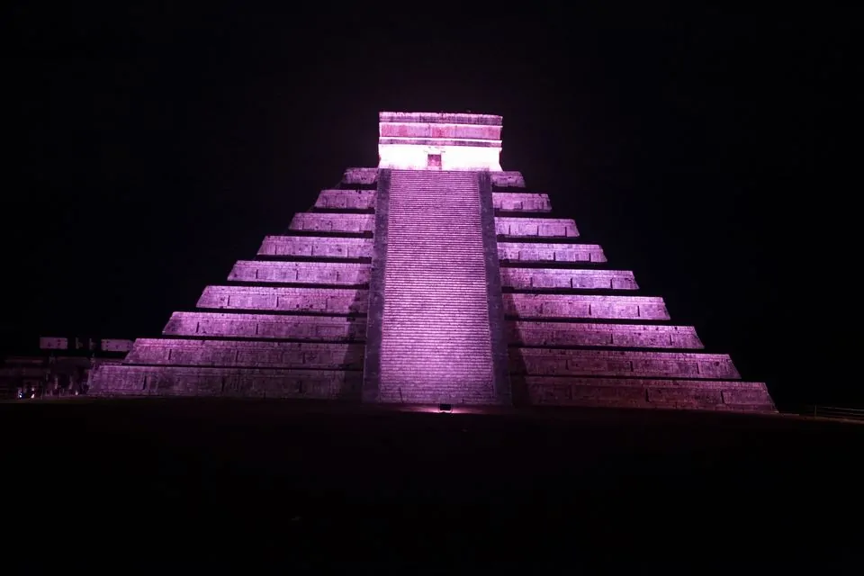 Chichen Itza Mayan Ruins Mexico City Light and Sound Show Chukum