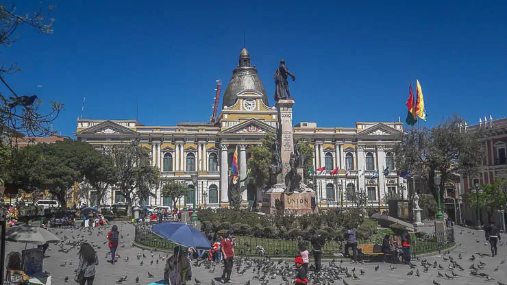 Plaza Murillo - Downtown La Paz - Things to do in La Paz Bolivia