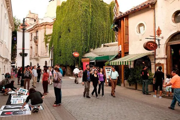 Santiago Chile Tours neighborhoods el pueblito craft village