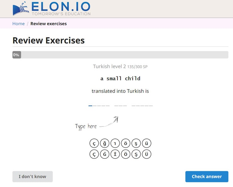 Elon.io - The Best Way to Learn Turkish on Your Own