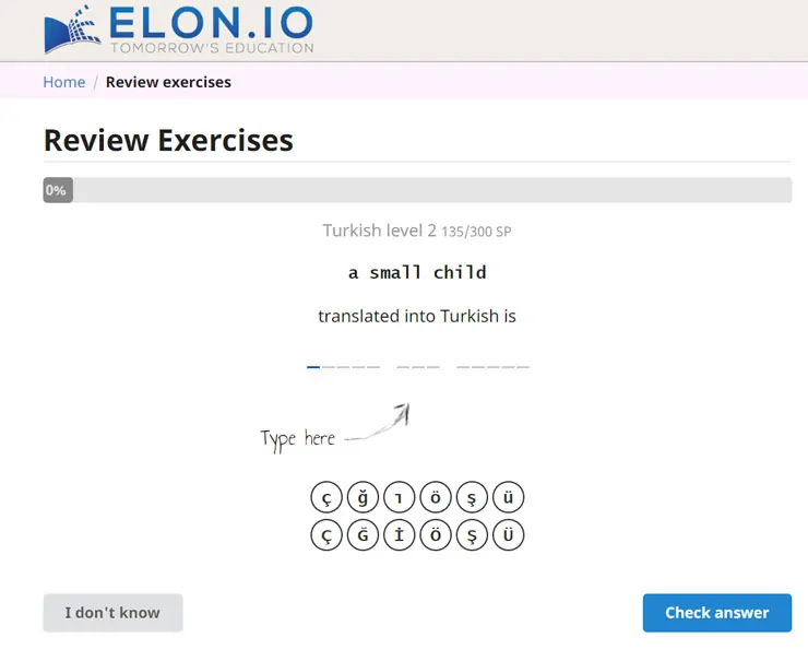 Elon.io - The Best Way to Learn Turkish on Your Own