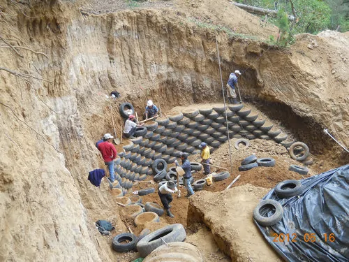 volunteering abroad building earthships