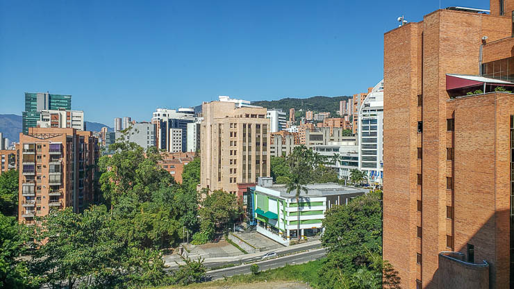 View north of Medellin from the Medellin Marriott Hotel