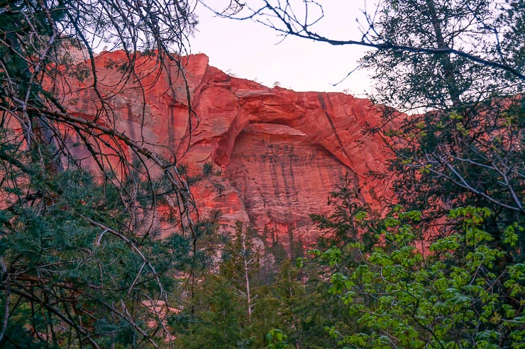 Kolob Arch in the less popular section of Zion National Park and an excellent day hike opportunity.