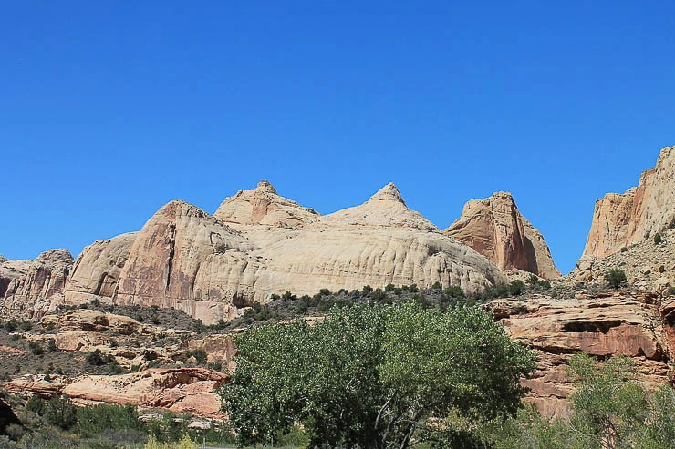 The famous Capitol Dome which helped give name to Capitol Reef National Park