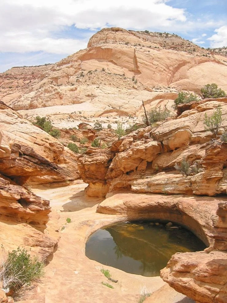 The tanks along Capitol Gorge Trail in Capitol Reef National Park